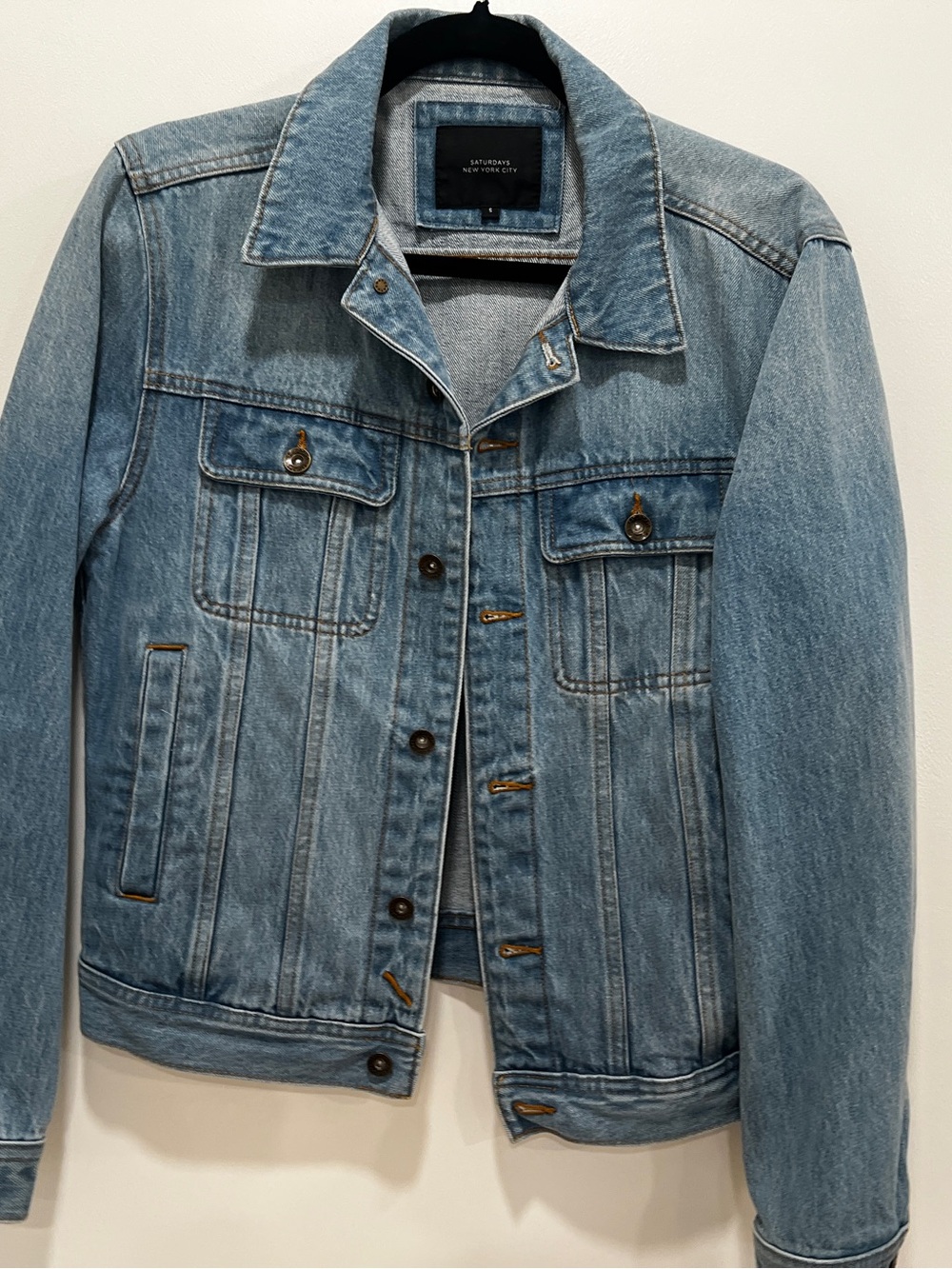 Saturdays New York City Light Wash Denim Jacket